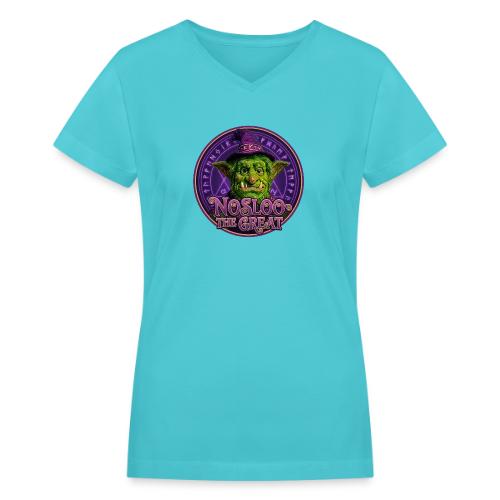 Nosloo the Great - Women's V-Neck T-Shirt