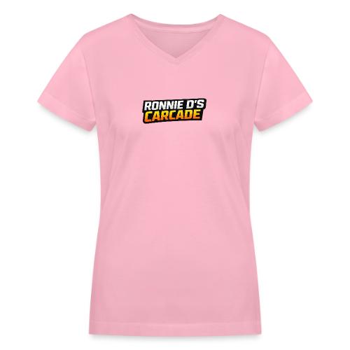 Carcadelogomain - Women's V-Neck T-Shirt