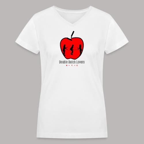 Double Dutch Lovers NYC - Women's V-Neck T-Shirt