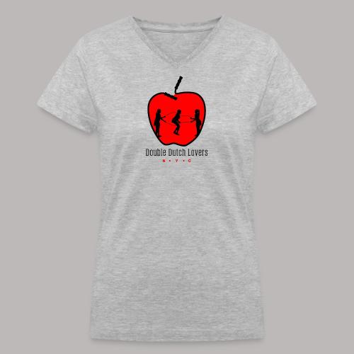 Double Dutch Lovers NYC - Women's V-Neck T-Shirt