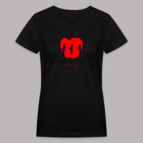 Double Dutch Lovers NYC - Women's V-Neck T-Shirt