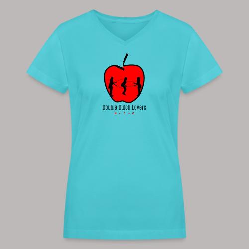 Double Dutch Lovers NYC - Women's V-Neck T-Shirt