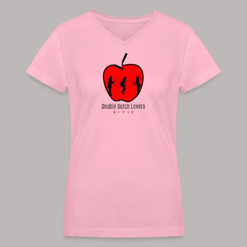 Double Dutch Lovers NYC - Women's V-Neck T-Shirt