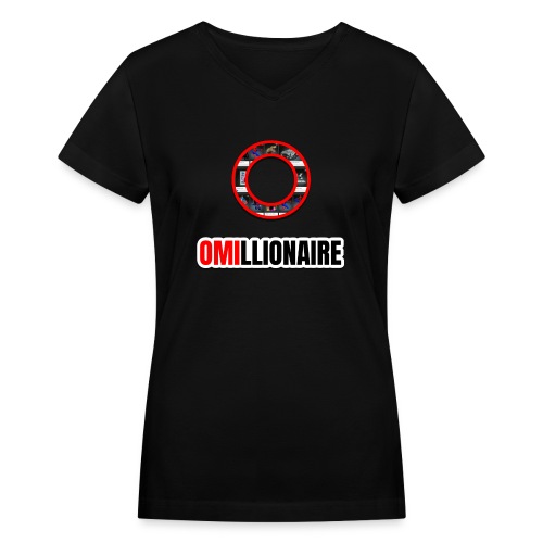 OMIllionaire Filled - Women's V-Neck T-Shirt
