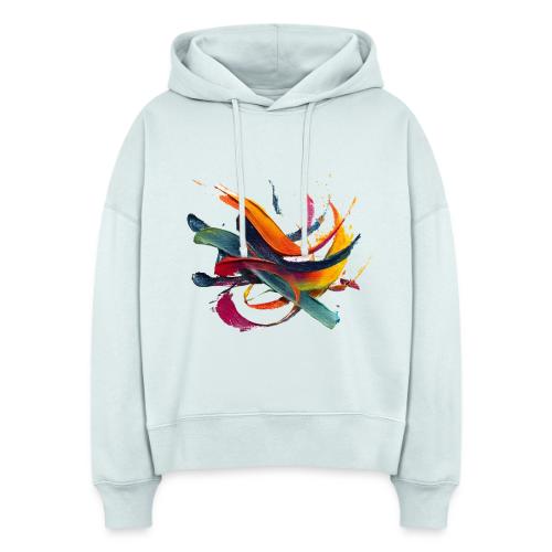 Colorful Waves - Stanley/Stella Nora Women's Organic Hoodie