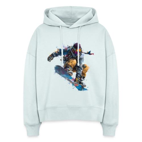 Snowboarding: Splash of Speed - Stanley/Stella Nora Women's Organic Hoodie
