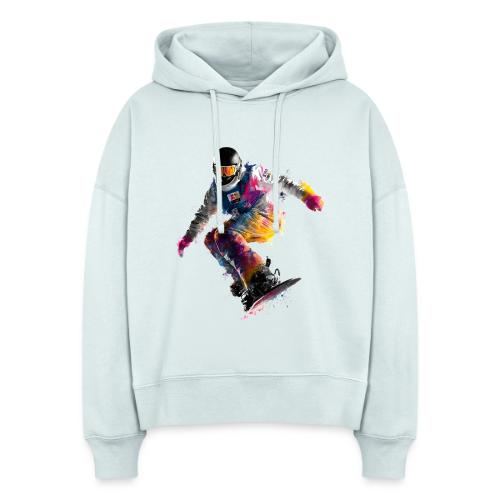 Snowboarding: Frozen Palette - Stanley/Stella Nora Women's Organic Hoodie