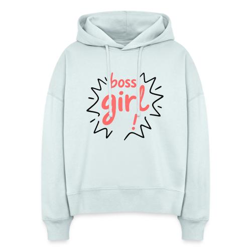 Boss Girl Bold Feminist Statement - Stanley/Stella Nora Women's Organic Hoodie