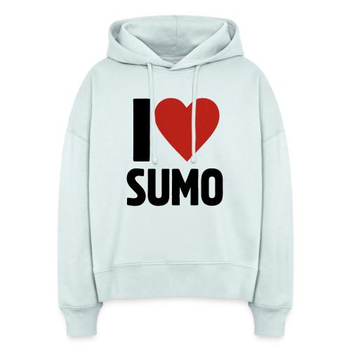 I Love Sumo – Bold Minimalist Sumo Wrestling Fan - Stanley/Stella Nora Women's Organic Hoodie