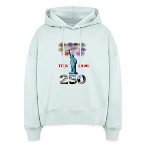 1776 - 2026 | 250 Years USA | Fireworks - Stanley/Stella Nora Women's Organic Hoodie