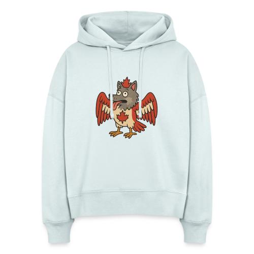 Maple-Mad Wolfbird – Quirky Canadian Creature - Stanley/Stella Nora Women's Organic Hoodie