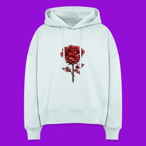 2 Set - Silver and Gold Roses - Stanley/Stella Nora Women's Organic Hoodie