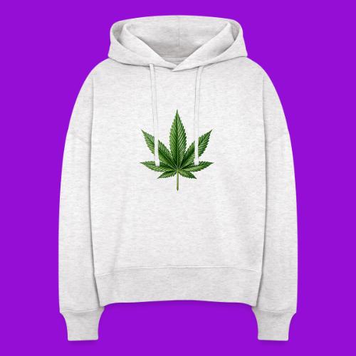 Cannabis Leaf - Stanley/Stella Nora Women's Organic Hoodie