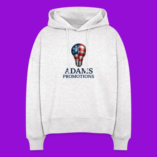 Adams promotions American flag metallic light bulb - Stanley/Stella Nora Women's Organic Hoodie