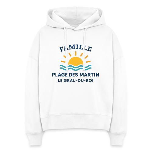 Family Beach Shirt – Plage des Martin Design - Stanley/Stella Nora Women's Organic Hoodie
