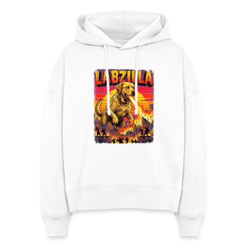 Labzilla Giant Yellow Labrador Monster Tee - Stanley/Stella Nora Women's Organic Hoodie
