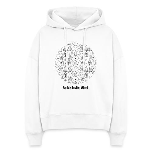 Santa's Festive Wheel T-Shirt - Stanley/Stella Nora Women's Organic Hoodie