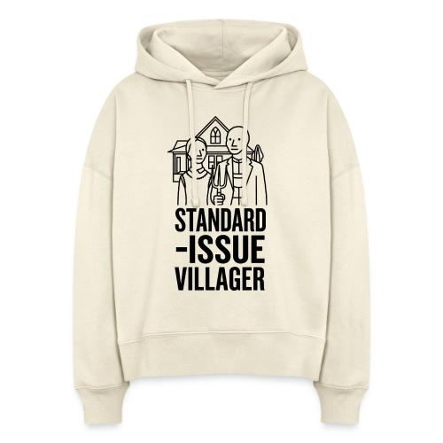 Standard-Issue Villagers (Black on Light) - Stanley/Stella Nora Women's Organic Hoodie