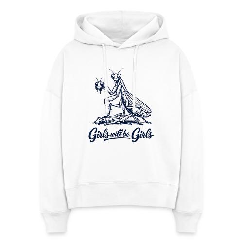 Girls Will Be Girls Praying Mantis Humor - Stanley/Stella Nora Women's Organic Hoodie