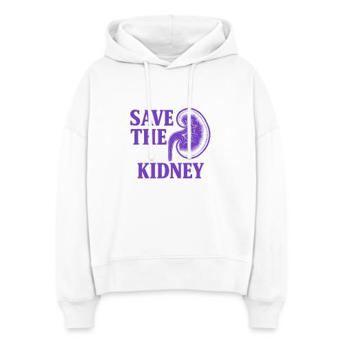 Save the kidney - Stanley/Stella Nora Women's Organic Hoodie