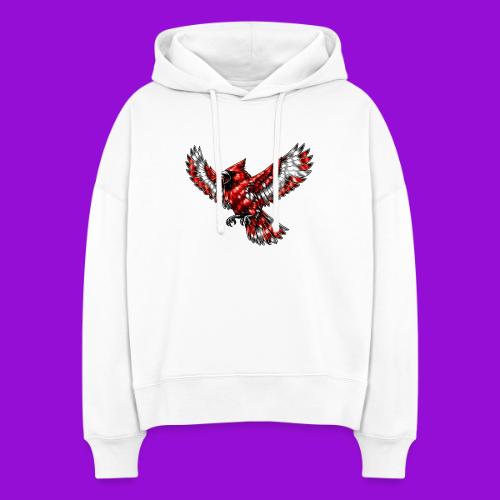 Cardinal in Flight - Stanley/Stella Nora Women's Organic Hoodie