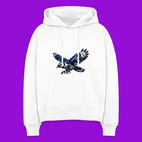 Silver Blue Jay Dive - Stanley/Stella Nora Women's Organic Hoodie