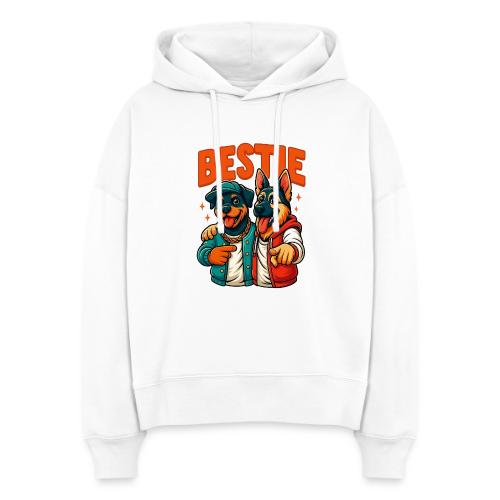 Hip Hop Dog Besties Shirt for Friends & Pet Lovers - Stanley/Stella Nora Women's Organic Hoodie