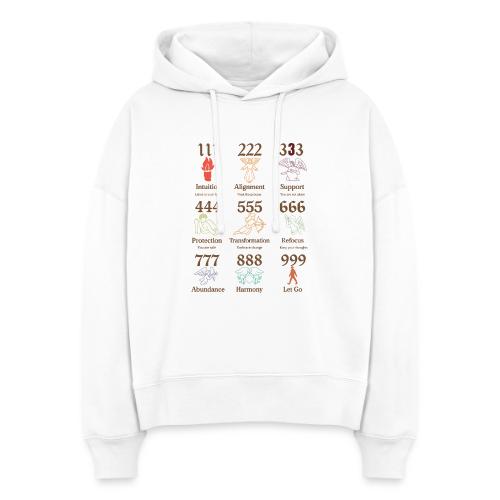 Mystic Angel Numbers Spiritual Symbols on Gildan - Stanley/Stella Nora Women's Organic Hoodie