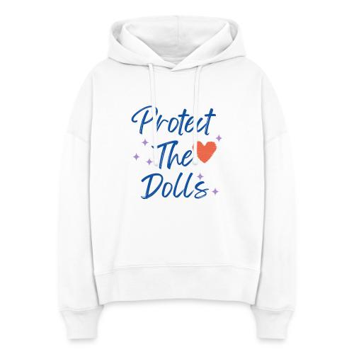 Protect The Dolls | Heart & Stars Typography - Stanley/Stella Nora Women's Organic Hoodie