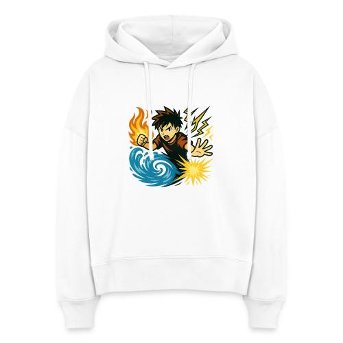 Anime Elemental Warriors | Fire, Water, Lightning - Stanley/Stella Nora Women's Organic Hoodie
