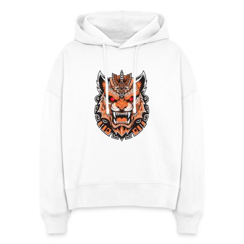 Tribal Demon Wolf Mask - Stanley/Stella Nora Women's Organic Hoodie