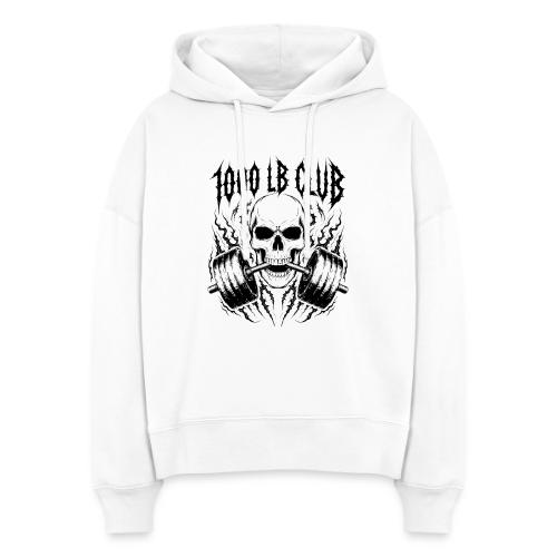 1000 LB Club Skull Barbell Powerlif - Stanley/Stella Nora Women's Organic Hoodie