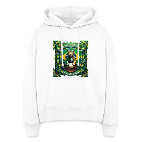 Brazil Jaguar Glory T-Shirt, Flag Pride Badge Gift - Stanley/Stella Nora Women's Organic Hoodie