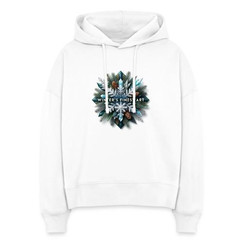 Intricate Frozen Evergreen T-Shirt - Stanley/Stella Nora Women's Organic Hoodie