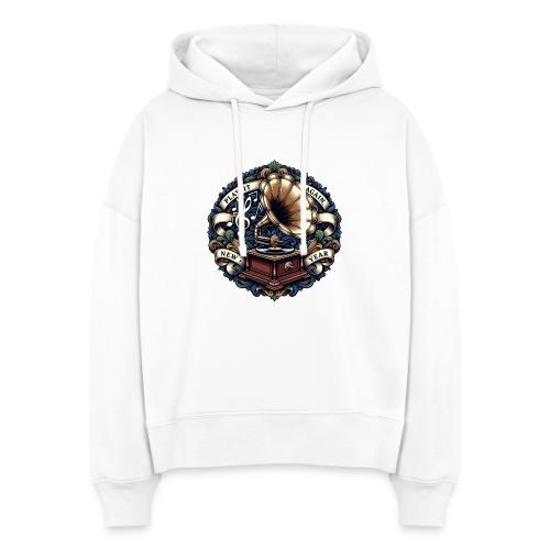 Ornate Phonograph T-Shirt - Stanley/Stella Nora Women's Organic Hoodie