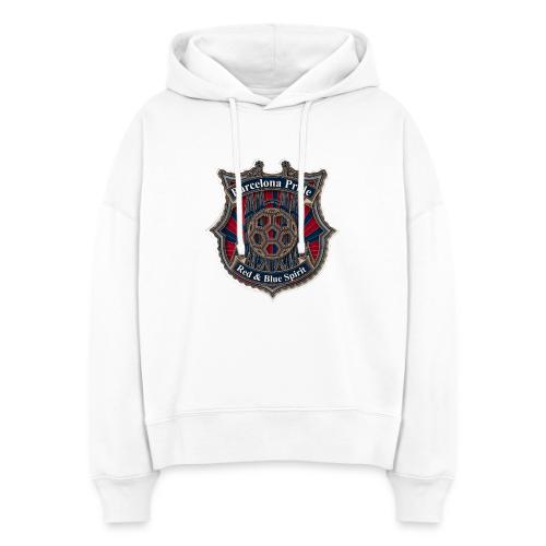 Barcelona Scarlet Pride T Shirt, Soccer City Gift - Stanley/Stella Nora Women's Organic Hoodie