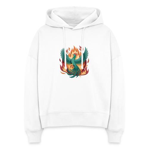 Phoenix Rising Mythical Fire Bird Fantasy Design - Stanley/Stella Nora Women's Organic Hoodie