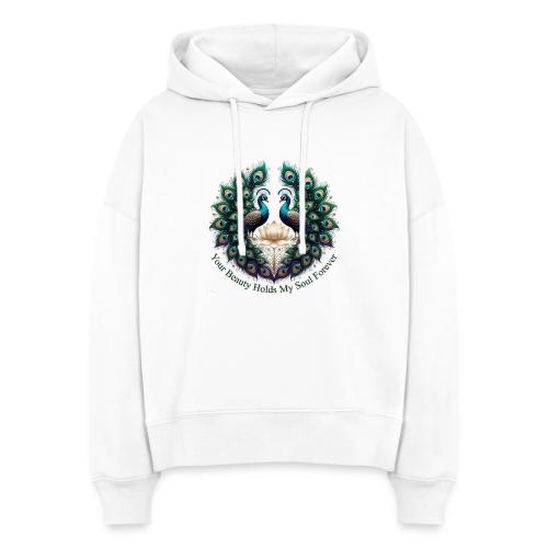 Your Beauty Holds My Soul Peacock Gifts T-Shirt - Stanley/Stella Nora Women's Organic Hoodie