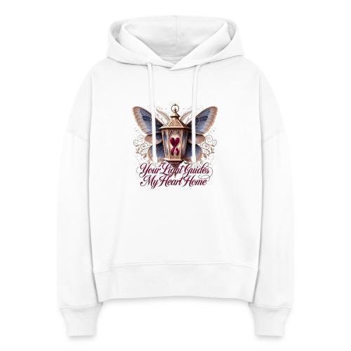 Your Light Guides My Heart HomeGifts T-Shirt - Stanley/Stella Nora Women's Organic Hoodie