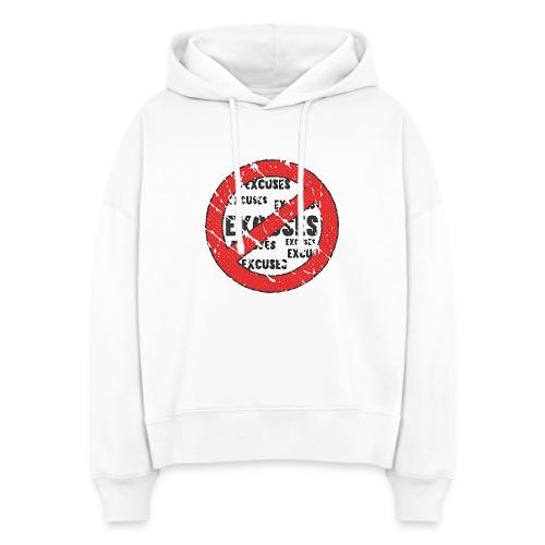 No Excuses | Vintage Style - Stanley/Stella Nora Women's Organic Hoodie