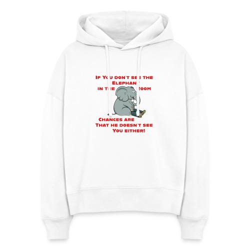 Elephant in the Room Meme - Stanley/Stella Nora Women's Organic Hoodie