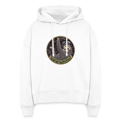Sloth Home Watcher T Shirt - Stanley/Stella Nora Women's Organic Hoodie