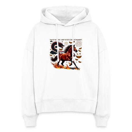 Year of the Horse Victory T Shirt, Lunar New Year - Stanley/Stella Nora Women's Organic Hoodie
