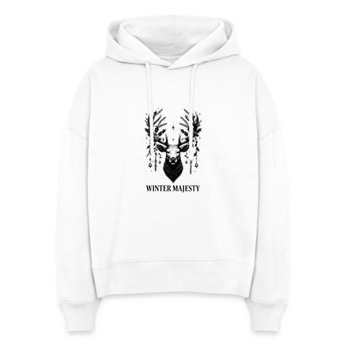 Majestic Reindeer T-Shirt, Poster, & Mug - Stanley/Stella Nora Women's Organic Hoodie