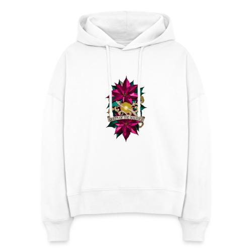 Queen of the Solstice Poinsettia T-Shirt - Stanley/Stella Nora Women's Organic Hoodie