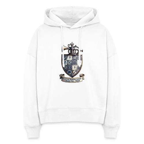 Selective Hearing Expert Crest T Shirt - Stanley/Stella Nora Women's Organic Hoodie