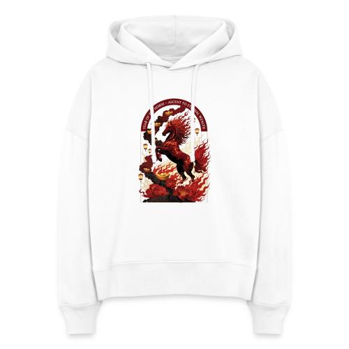 Year of the Horse Rise T Shirt,Lunar New Year Gift - Stanley/Stella Nora Women's Organic Hoodie