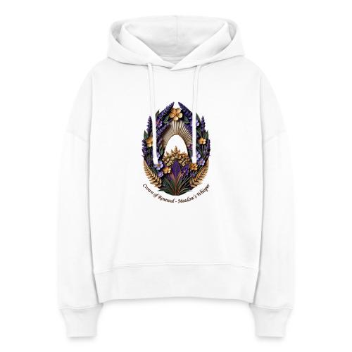 Easter Meadow Crown Renewal T Shirt, Spring Gift - Stanley/Stella Nora Women's Organic Hoodie