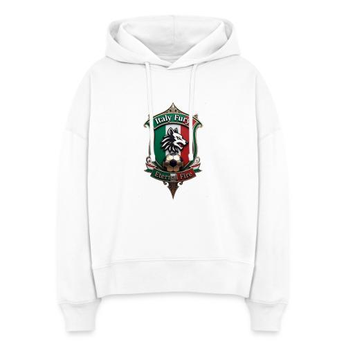 Italy heritage Wolf Fury Tee, Pride Badge Gift - Stanley/Stella Nora Women's Organic Hoodie