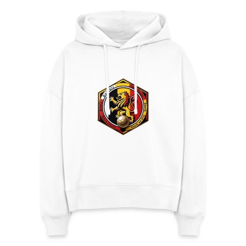 Belgium Lion Valor T-Shirt, Belgian Pride Gift - Stanley/Stella Nora Women's Organic Hoodie